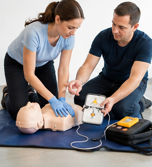 First aid training
