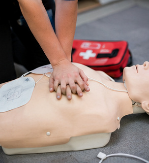 CPR practice