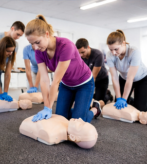 Community CPR class